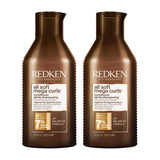 Redken All Soft Mega Curl Conditioner Duo 600ml Hair