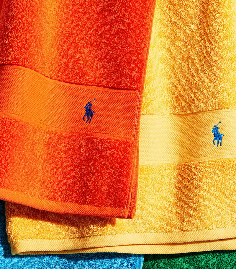 Ralph Lauren Polo Player Guest Towel 40cm x 75cm, imported from the UK