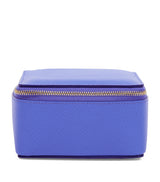 Smythson Large Calfskin Panama Trinket Case Makeup Bag