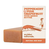 Wylder Naturals Peppermint Pink Grapefruit Mango Butter Soap Bar 120g