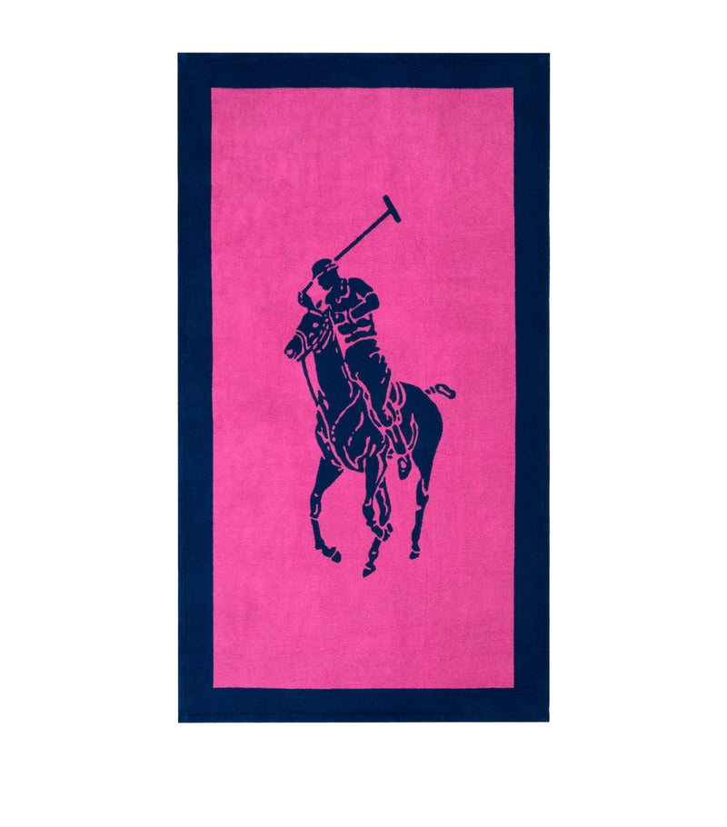 Ralph Lauren Polo Jacquard bath towel 100cm x 170cm, imported from the UK