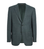 Regular Fit Virgin Wool Overcoat with Notched Lapels