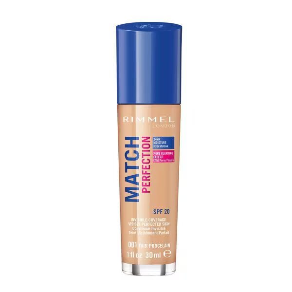 Rimmel Match Perfection Foundation Fair Porcelain, imported from the UK