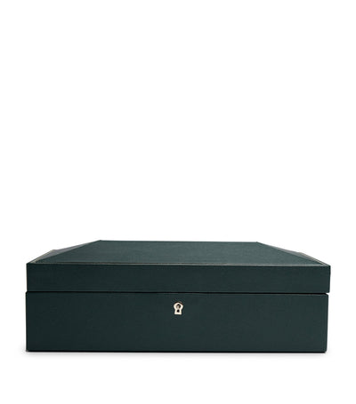 Wolf Vegan Leather 10-Piece Watch Storage Box