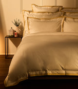 King Oxford Pillowcase in Egyptian Cotton with Contrast Trim, 50cm x 90cm