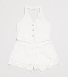 MARLO crocheted halterneck top for ages 2-16, imported from the UK