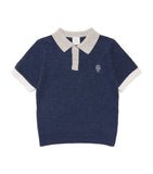 Eleventy kids linen-cotton polo sweater 2-16 years - British product