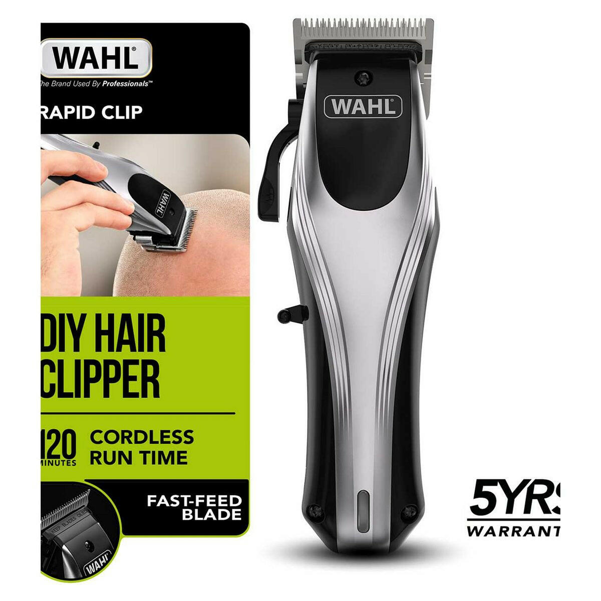 Wahl Clipper Kit Rapid Clip Lithium Men's Toiletries Boots