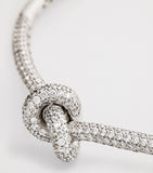 Engelbert White Gold and Diamond The Legacy Knot Bangle