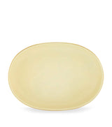 GINORI 1735 Colonna Diva Giallo Porcelain Pickle Dish 21.5cm