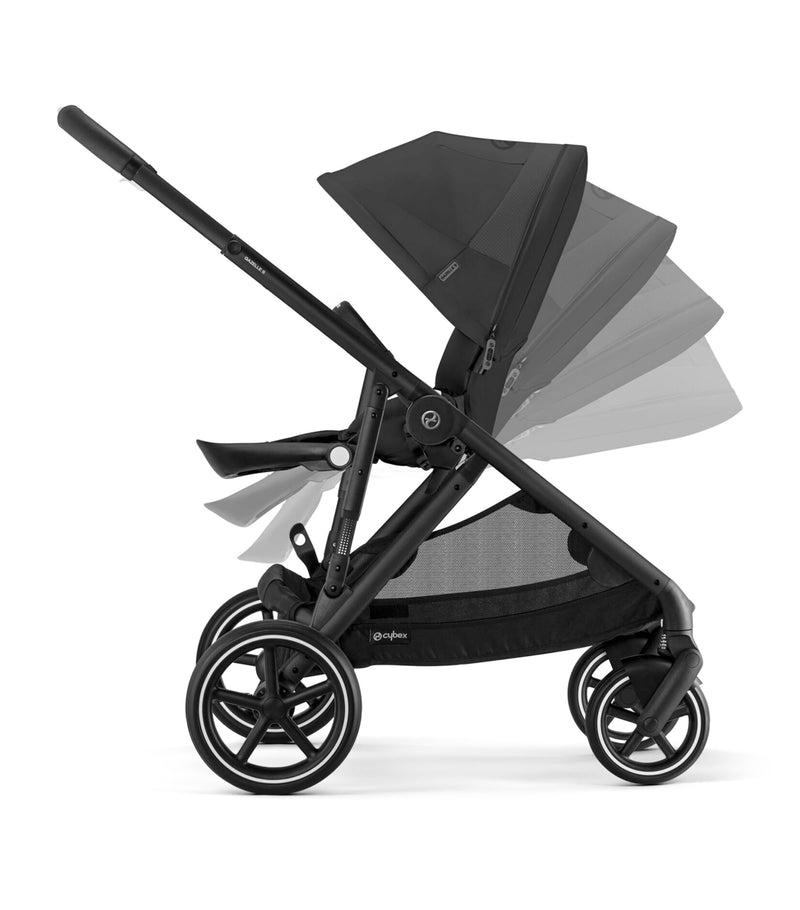 Cybex Gazelle S Lux pushchair Moon Black - British product