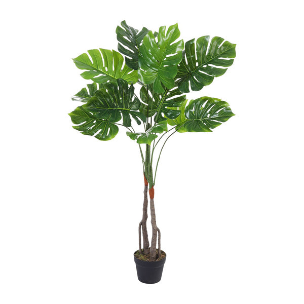 Livingandhome Artificial Monstera Deliciosa Tree 120cm, imported from the UK