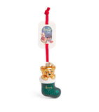 Glittering Champagne Bottle Christmas Tree Decoration