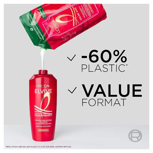 L'Oréal Paris Elvive Colour Protect Shampoo Refill 500ml, UK version