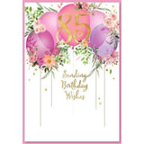 Simon Elvin 85th birthday card pack of 6 (British brand)