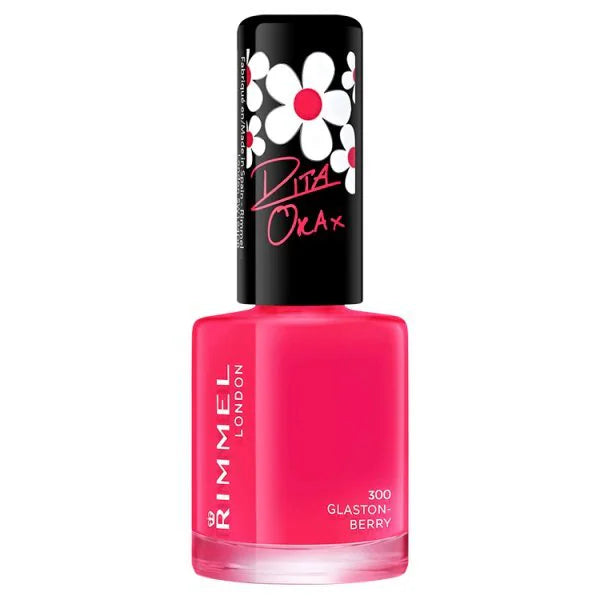 Rimmel London 60 Seconds nail polish Glaston-Berry, imported from the UK