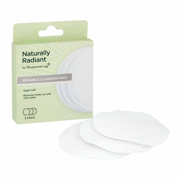 Superdrug Naturally Radiant Cleansing Pads (x3) GOODS Superdrug