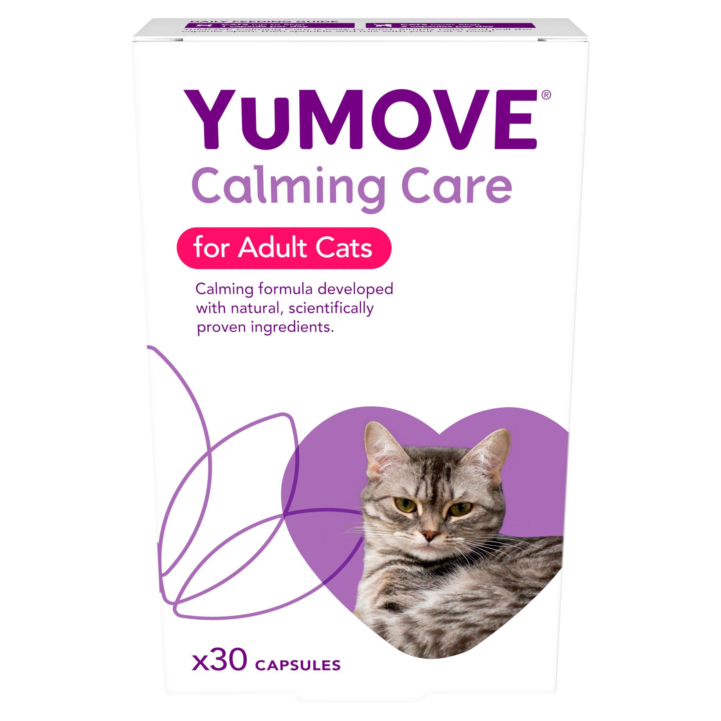 Yumove Calming Care For Adult Cats Capsules x30 12g GOODS Sainsburys