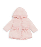 Patachou Ruffle-Trim Padded Coat 3 Months - 4 Years, imported from the UK