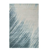 The Rug Company Wool-Bamboo Silk Splash Sea Area Rug 2.74m x 1.83m