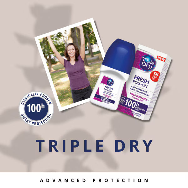 DNR Triple Dry Fresh Roll On 50ml - British product