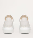 McQueen leather oversized sneakers with platform sole, imported from the UK