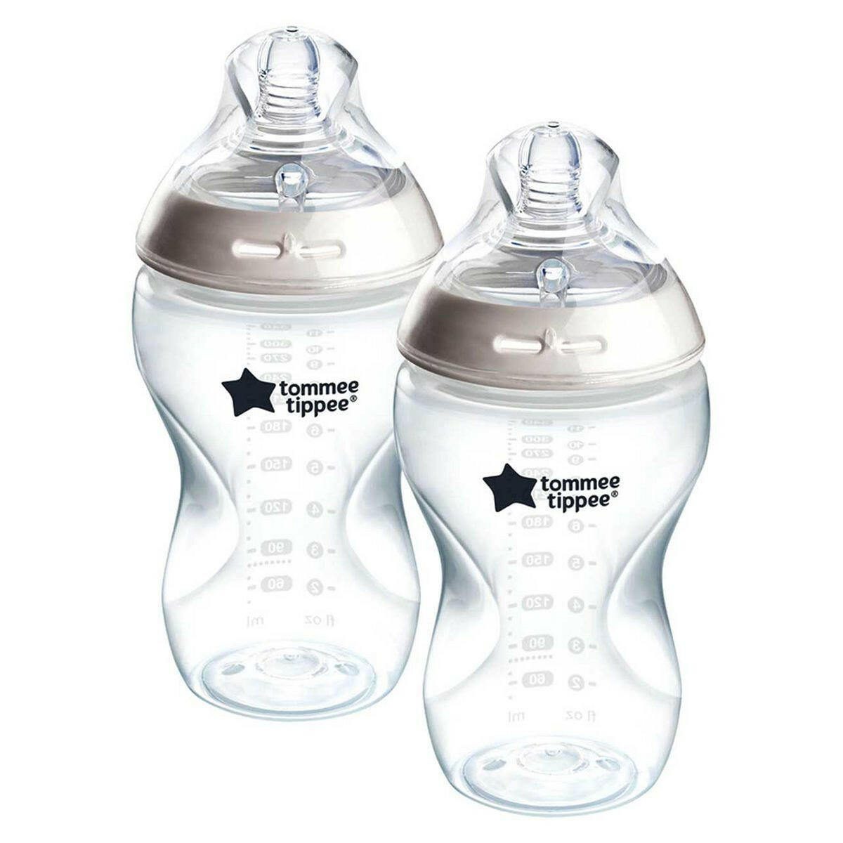 Tommee Tippee Natural Start Anti-Colic Baby Bottle, 340ml, 3+ months, Teat, Anti-Colic Valve, Self-Sterilising, Pack of 2 Toys & Kid's Zone Boots