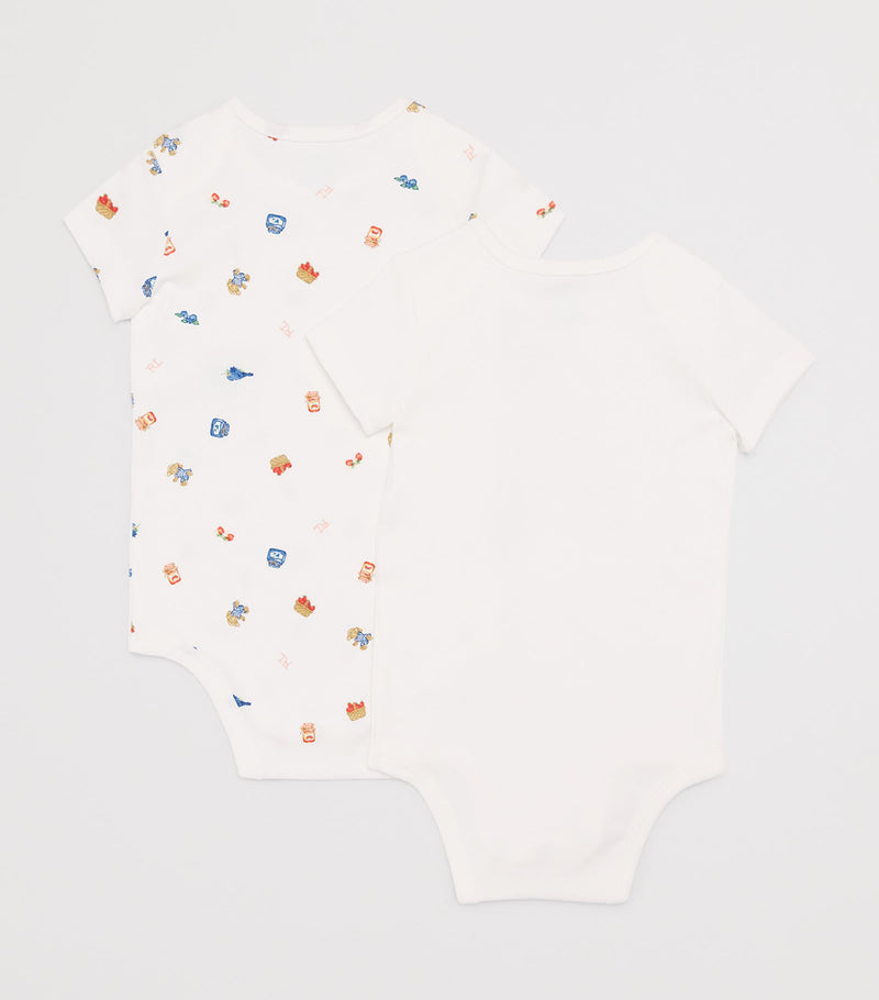 Ralph Lauren Kids cotton bodysuits set 0-9 months, imported from the UK