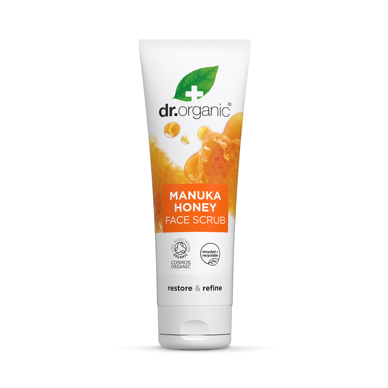 Dr Organic Manuka Honey Face Scrub 125ml - British product