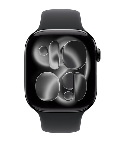 Apple Apple Watch Series 11 Smartwatch Jet Black with Black Sport Band 46mm Small/Medium