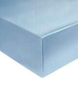 Gingerlily Silk King Fitted Sheet Summerhill Blue Bed Sheet 150cm x 200cm