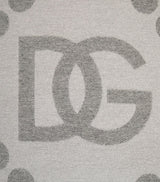 Wool Silk Cashmere Bouclé Logo Cushion 50cm x 50cm