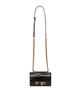 Alexander McQueen Leather Jewelled Satchel Bag