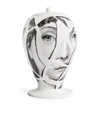 Fornasetti porcelain vase with broken-face design 30cm - British product