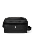 Aspinal Of London logo-detail wash bag - British product