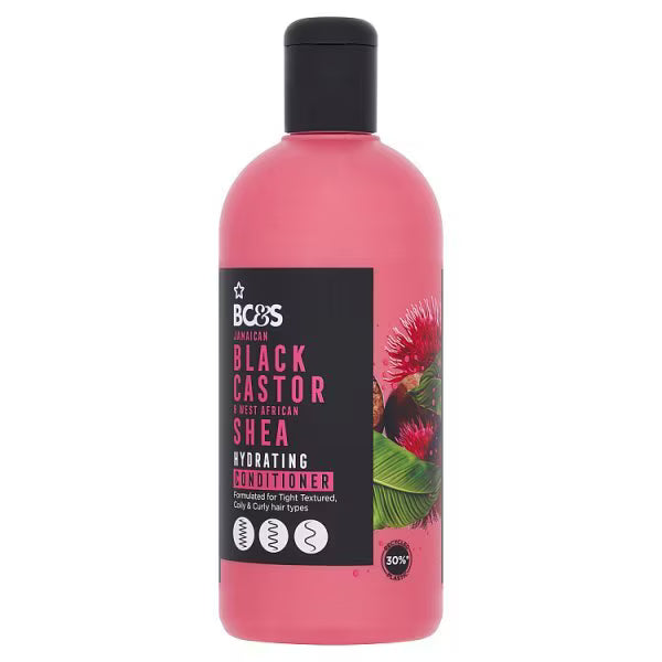 Superdrug Black Castor and Shea Conditioner 400ml (British brand)