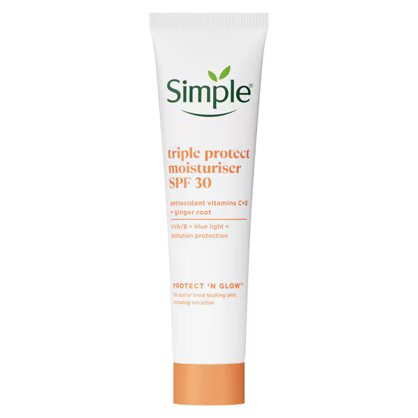 Simple Protect N Glow moisturiser SPF 30 40ml (British brand)