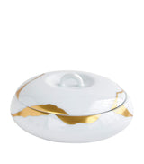 Bernardaud Kintsugi Pebble Box Decorative Ceramic Box 12.5cm