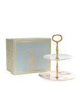 Wedgwood Cuckoo Two-Tier Cake Stand