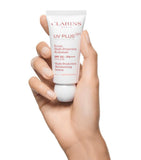 Clarins anti-pollution SPF 50 moisturising sunscreen with rose-pink tint 30ml - British product