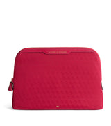 Anya Hindmarch Jacquard Logo Lotions and Potions Pouch Makeup Bag