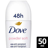 Dove Powder Deodorant Anti-Perspirant Roll On 50ml