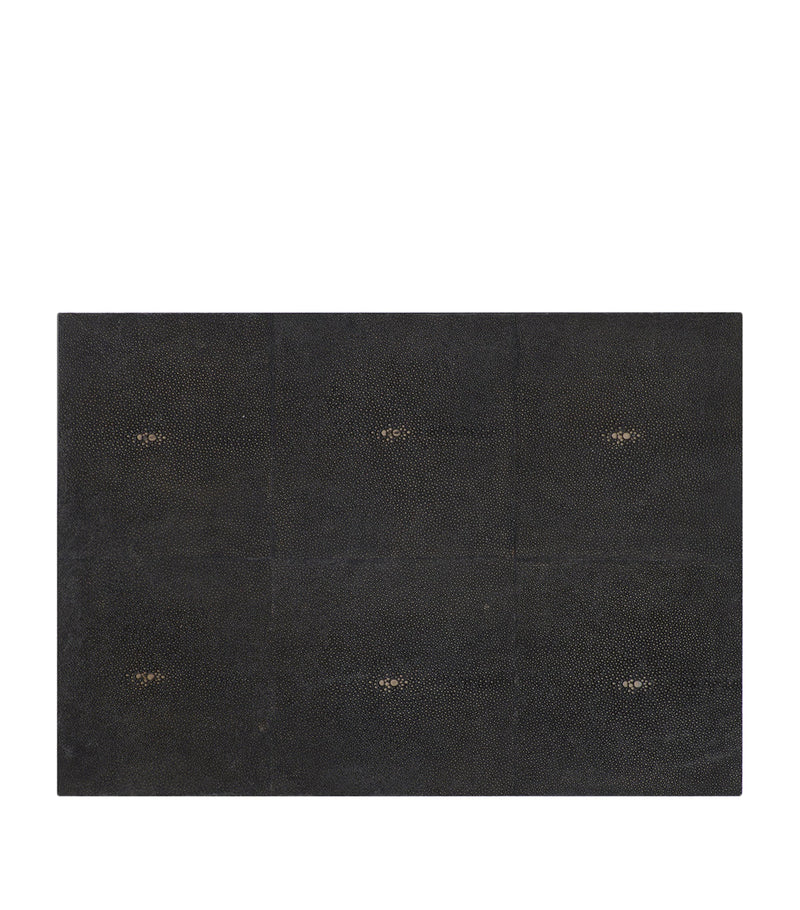 Posh Trading Company Faux Shagreen Grand Placemat, imported from the UK