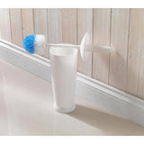 Addis Closed Toilet Brush Set White - McGrocer