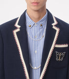 Valentino Garavani trim-detail blazer (British brand)