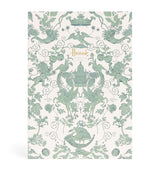 A5 Lined Notebook with Menagerie Pattern 21cm x 15cm