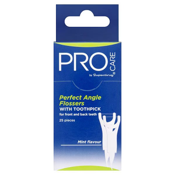 ProCare right angle flosser mint flavour, imported from the UK