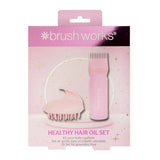 Brushworks Healthy Hair Oil Applicator and Scalp Massager Kit