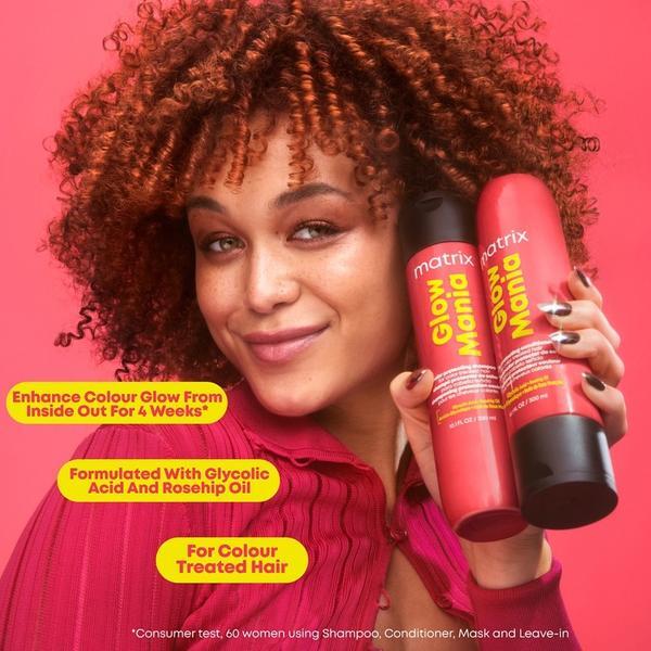 Matrix Glow Mania Color Glow Conditioner 300ml, imported from the UK