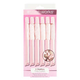 Brushworks Heatless Flexi Curlers Pack of Six Satin Curlers